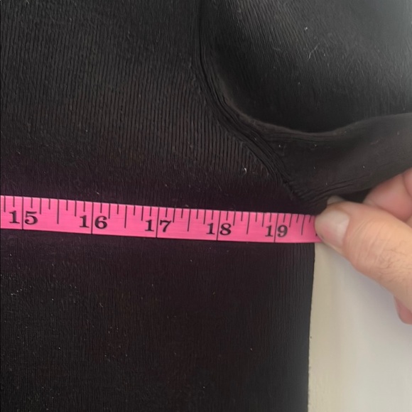 Anne Klein Black Dress with White Stripes Size L - Picture 9 of 16